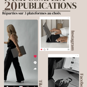 3 forfmat de publication pour un forfait de 20 publications