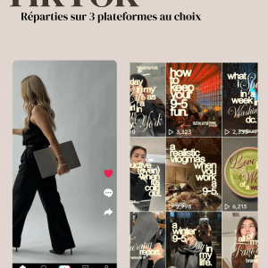 Example de page personel pour Tiktok