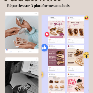 example de publication facebook pour une compagnie de pince a cheveux